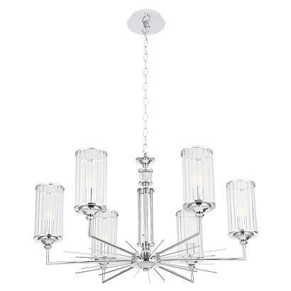 люстры люстра crystal lux gloria sp6 chrome crystal lux 1911/306, доставка по Казахстану 