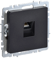 BRITE Роз. комп. RJ45 кат.6 РК11-БрЧ черн. IEK 