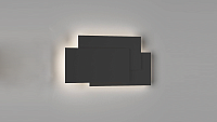 Настенный светильник SHADE, черн., 12Вт, 3000K, IP20, GW-6809-12-BL-WW