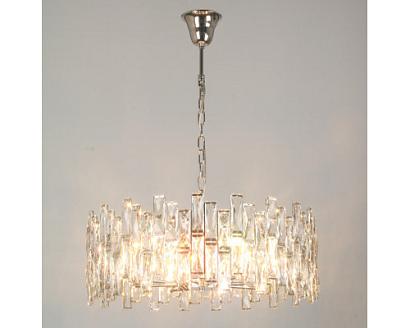 newport 10120 10123+5/c , люстра, chrome clear crystal d63*h26 cm e14 8*40w, доставка по Казахстану 