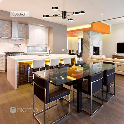 купить Потолочная люстра Atma 3058-6P в Алматы, svet.kz, доставка по Казахстану 