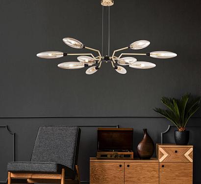 люстры люстра maytoni ventura mod012cl-12g, доставка по Казахстану 