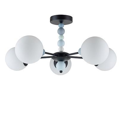 6526/5c moderni ln23 черный люстра потолочная e14 5*40w 220v sunday, доставка по Казахстану 