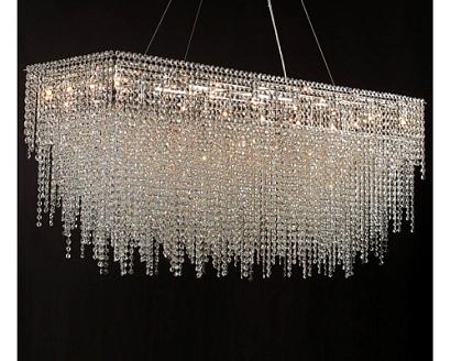 newport 10900 10932/c , люстра, chrome clear crystal l140*45*h60 cm g9 28*60w, доставка по Казахстану 
