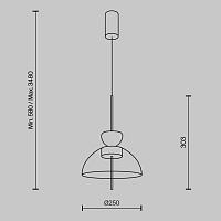 Дополнительная картинка Подвесной светильник Maytoni MOD185PL-L6B3K2