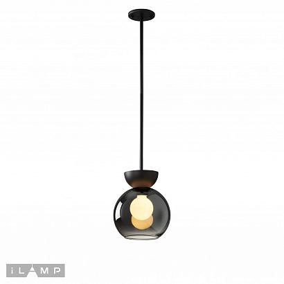 светильник подвесной ilamp mono p6079-1 bk+sm, доставка по Казахстану 