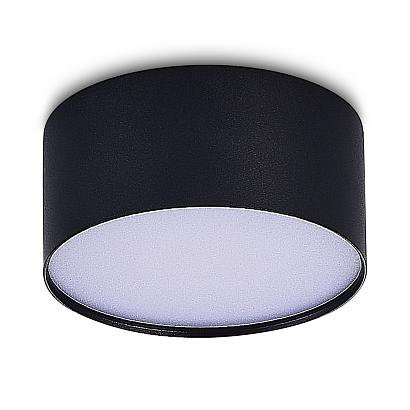 люстры st606.432.12 светильник потолочный черный led 1*12w 3000k 1 080lm ra>85 120° ip20 d120xh55 185-265v, доставка по Казахстану 