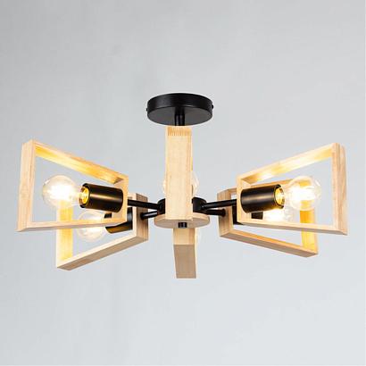 потолочный светильник arte lamp brussels a8030pl-6bk, доставка по Казахстану 