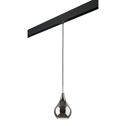 PRO803037 Светильник д - 1-фазн трека PENTOLA 1х25W G9 ХРОМ - ДЫМЧАТЫЙ - ЧЕРНЫЙ  803037 - 595007 купить в Алматы svet.kz