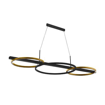 люстры 390087 подвесной потолочный светильник (люстра) lanacera, led 2х12,5w, 3600lm, led 1х15,5w, 2250lm,, доставка по Казахстану 