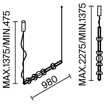 подвесной светильник maytoni mod210pl-l39bs3k, доставка по Казахстану 
