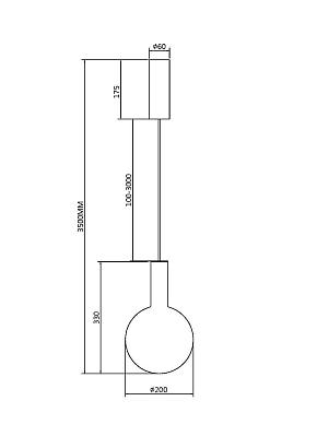 подвесной светильник maytoni mod182pl-l4cg3k, доставка по Казахстану 