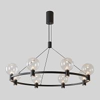 люстра crystal lux duet sp56w led black 4090/356, доставка по Казахстану 