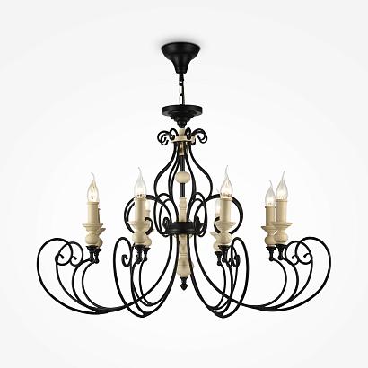 люстры подвесная люстра maytoni karina h631-pl-08-b, доставка по Казахстану 