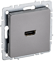 BRITE Роз. HDMI РHDMI-0-БрС сталь IEK 