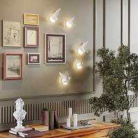 4341/3WL HIGHTECH ODL22 199 белый гипс Настенный светильник (ЛЕВ.) IP20 LED 3W 122Лм 3000K COLOMBELLA