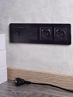 BRITE Роз. HDMI РHDMI-0-БрЧ черн. IEK 