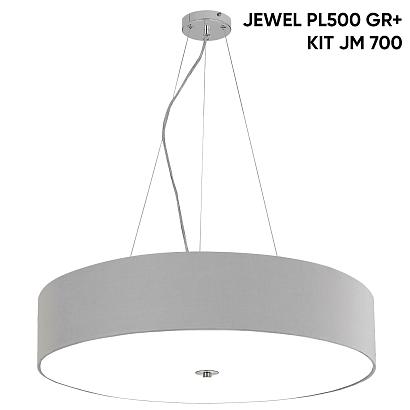люстры светильник потолочный crystal lux jewel pl700 gr crystal lux 2111/108, доставка по Казахстану 