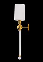 Бра Crystal Lux MIRABELLA AP1 GOLD/WHITE Crystal Lux 0420/401