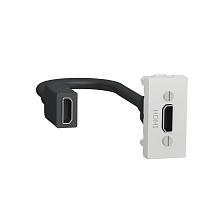 Розетка компьютерная HDMI Schneider Electric Unica New Modular NU343018 