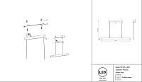 Дополнительная картинка Подвесной светодиодный светильник Maytoni Step P010PL-L30W