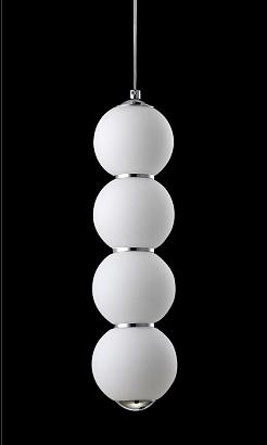 светильник подвесной crystal lux desi sp4 chrome/white crystal lux 0470/204, доставка по Казахстану 