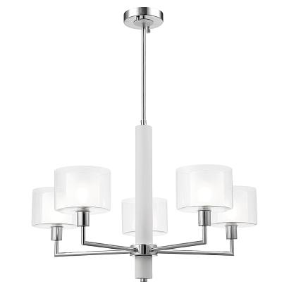 люстры crystal lux maestro sp-pl5 chrome crystal lux 2291/305, доставка по Казахстану 