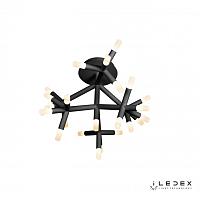 Дополнительная картинка Потолочная светодиодная люстра iLedex Savage FS-017-X25 BK