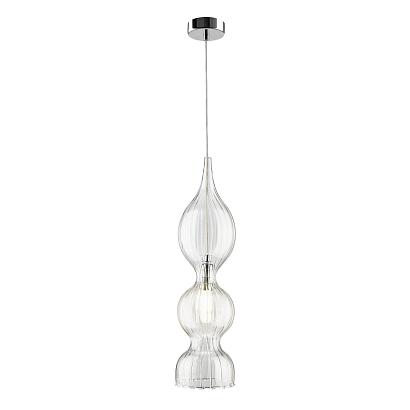 светильник подвесной crystal lux iris sp1 b transparent crystal lux 2075/201, доставка по Казахстану 