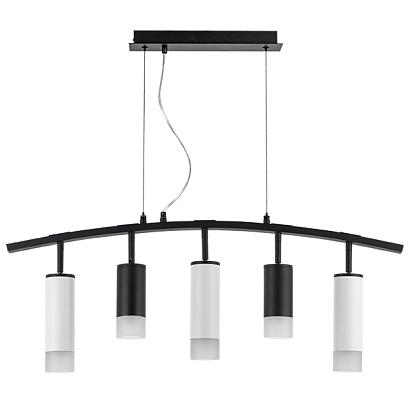 lr7353728631 люстра rullo 5х50w gu10 черный - белый  571735 - 214437-2 - 214486-3 - 202431-5, доставка по Казахстану 