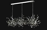 светильник подвесной crystal lux garden sp3х3 l1200 chrome crystal lux 1861/209, доставка по Казахстану 
