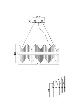 люстра freya fr10008pl-l46g, доставка по Казахстану 