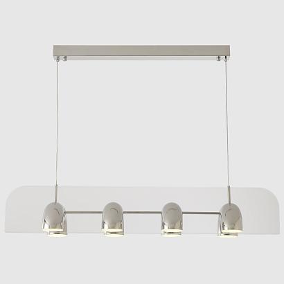 люстра crystal lux element sp48w led chrome crystal lux 4021/248, доставка по Казахстану 