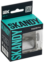 SKANDY Подсветка LED встраиваемая SK-L01N никель IEK 