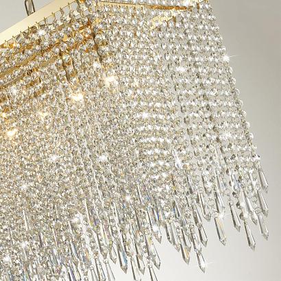 5028/9a modern odl23 429 золотой/прозрачный металл/хрусталь люстра e14 9*40w chokka, доставка по Казахстану 