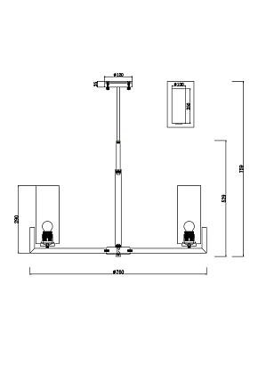 купить Подвесная люстра Maytoni Fortano MOD089PL-08BS в Алматы, svet.kz, доставка по Казахстану 