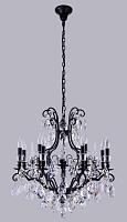 люстра crystal lux magnifico sp13 black/transparent crystal lux 2310/313, доставка по Казахстану 
