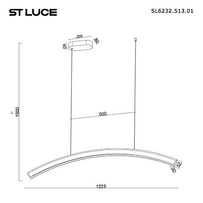 люстры sl6232.513.01 светильник подвесной st-luce , доставка по Казахстану 