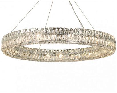 newport 10120 10124+18/s , подвесной светильник, chrome clear crystal d95*h11 cm g9 22*40w, доставка по Казахстану 