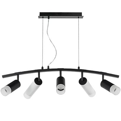 люстры lr7353738621 люстра rullo 5х50w gu10 черный - белый  571735 - 214437-3 - 214486-2 - 202431-5, доставка по Казахстану 