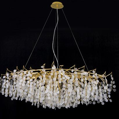 подвесная люстра ilamp savage 7004-l1200 gd, доставка по Казахстану 