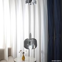 светильник подвесной crystal lux box sp1 chrome/smoke crystal lux 1271/201, доставка по Казахстану 