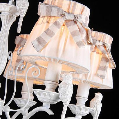 люстры подвесная люстра maytoni bird arm013-06-w, доставка по Казахстану 
