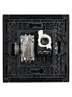FORTE&PIANO Роз. двойная TV+RJ45 кат.5E FP136 чер. IEK 