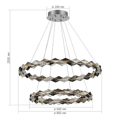 люстры sl6009.103.02 подвесной светильник st-luce, доставка по Казахстану 