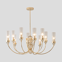 Дополнительная картинка Люстра Crystal Lux SECRET SP10 GOLD 4050/310