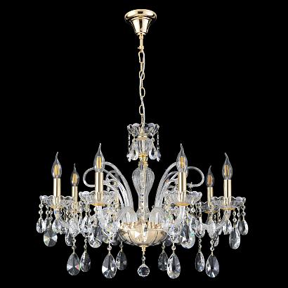 люстра crystal lux monica sp8 gold crystal lux 2502/308, доставка по Казахстану 