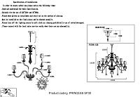 Дополнительная картинка Люстра Crystal Lux PRINCESS SP30 Crystal Lux 2760/330