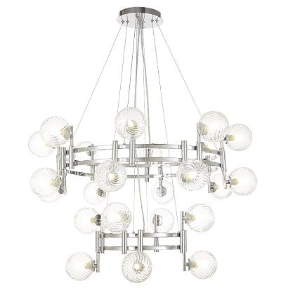 люстры подвесной светильник crystal lux luxury sp16+8 chrome crystal lux 2271/324, доставка по Казахстану 