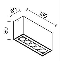 Дополнительная картинка Потолочный светильник Outdoor O309CL-L10GF3K